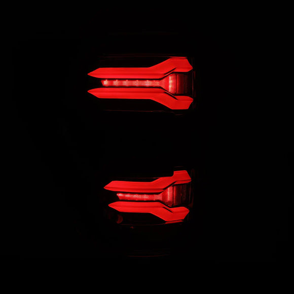 AlphaRex 21-23 Ford F-150 LUXX LED Taillights - Alpha-Black w/ BLIS