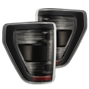 AlphaRex 21-23 Ford F-150 LUXX LED Taillights - Alpha-Black w/ BLIS-1