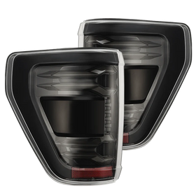 AlphaRex 21-23 Ford F-150 LUXX LED Taillights - Alpha-Black w/ BLIS