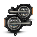 AlphaRex 21-23 Ford Bronco NOVA LED Projector Headlights Black-1