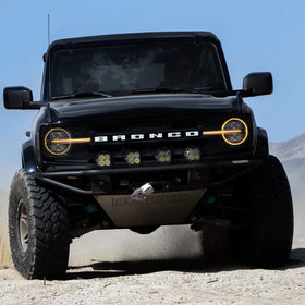 AlphaRex 21-23 Ford Bronco NOVA LED Proj Headlights Alpha-Black w/Activ Light/Seq Signal/DRL - 0