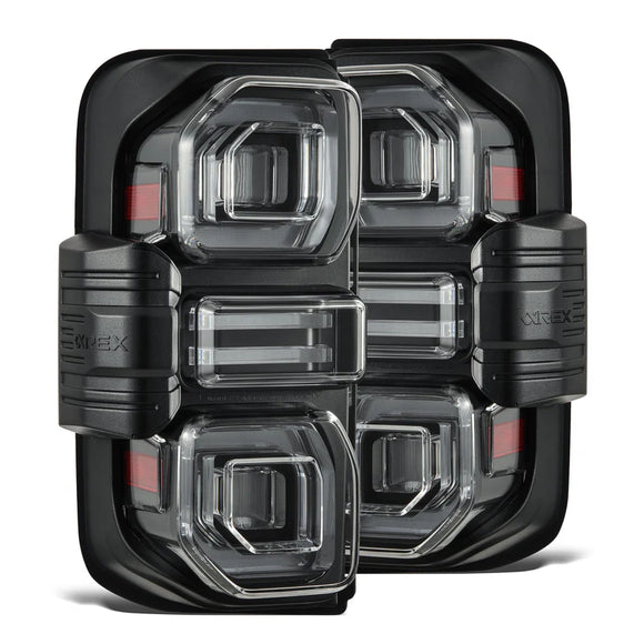 AlphaRex 21-24 Ford Bronco (Excl. Raptor) Nova-Series LED Tail Lights - Black