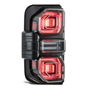 21-24 Ford Bronco NOVA-Series Prismatic LED Tail Lights Black-19