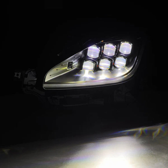 AlphaRex 21-26 Toyota GR86 / Subaru BRZ NOVA Series LED Projector Headlights - Black
