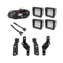 Cali Raised 2021+ Ford Raptor Ditch Light Mount Kit - 2 3X2 18W Led Pods / 2 3X2 18W Led Pods-1