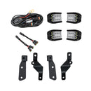 Cali Raised 2021+ Ford Raptor Ditch Light Mount Kit - 2 27W Side Projecting Led Pods/2 27W Side-1