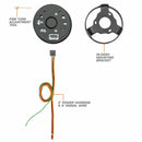 GlowShift Gauges Black 7 Color 3-3/4" In-Dash Kilometer Speedometer Gauge | GS-C717-KM-2