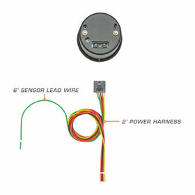 GlowShift Gauges Black 7 Color Fuel Level Gauge | GS-C715 - 0