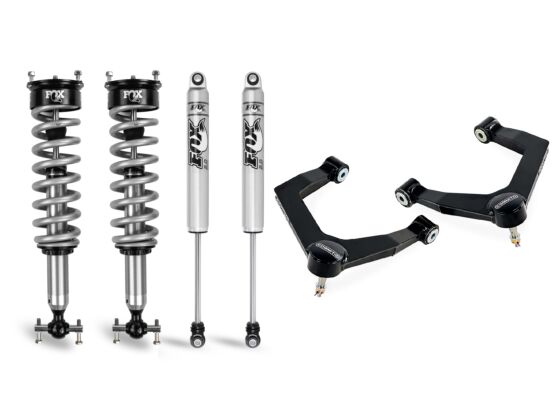 Cognito 19-24 Chevy Silv/Sierra 1500 4WD 1in Perf Ball Joint Leveling Kit w/ Fox PS Coilover 2.0 IFP