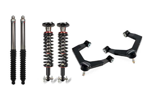 Cognito 19-24 Chevy/GMC Silverado/Sierra 1500 4WD 1in Perf Leveling Kit w/ Elka 2.0 IFP Shocks