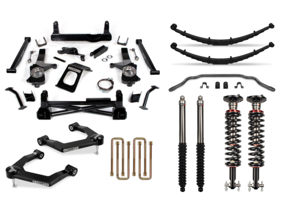 Cognito 19-24 Chevy/GMC Silverado/Sierra 1500 2WD/4WD 8in Perf Lift Kit w/ Elka 2.0 IFP Shocks