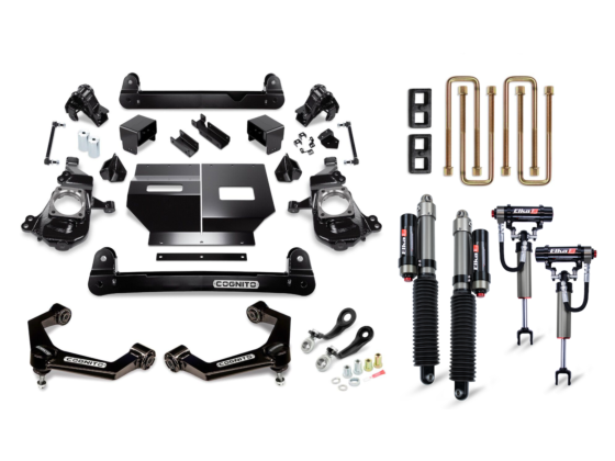 Cognito 20-24 Chevy/GMC Silv/Sierra 2500/3500 HD 2WD/4WD 4in Elite Lift Kit w/ Elka 2.5 RR Shocks