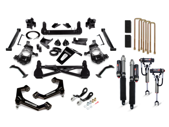 Cognito 20-24 Chevy/GMC Silv/Sierra 2500/3500 HD 2WD/4WD 7in Premier Lift Kit w/ Elka 2.5 RR Shocks