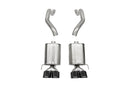 Corsa 2005-2007 Chevrolet Corvette (C6) 6.0L/6.2L Black Xtreme Axle-Back Exhaust w/4.5in Tips-1