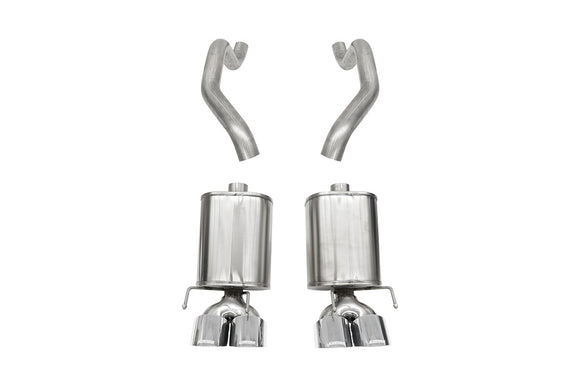 Corsa 2005-2007 Chevrolet Corvette (C6) 6.0L/6.2L Polished Xtreme Axle-Back Exhaust w/4.5in Tips