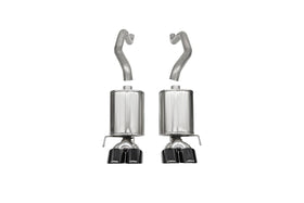 Corsa 2009-2013 Chevrolet Corvette (C6) 6.2L Black Sport Axle-Back Exhaust w/4.5in Tips