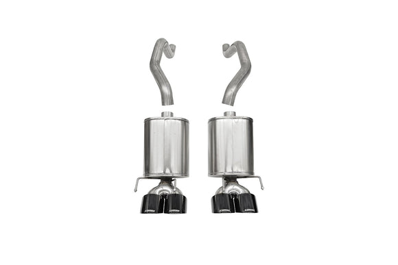 Corsa 2009-2013 Chevrolet Corvette (C6) 6.2L Black Sport Axle-Back Exhaust w/4.5in Tips