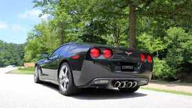 Corsa 2009-2013 Chevrolet Corvette (C6) 6.2L Polished Xtreme Axle-Back Exhaust w/4.5in Tips - 0