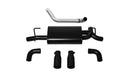 Corsa 2018-2024 Jeep Wrangler JL 2.5in Dual Rear Exit Black Tips Sport Axle-Back Exhaust-1