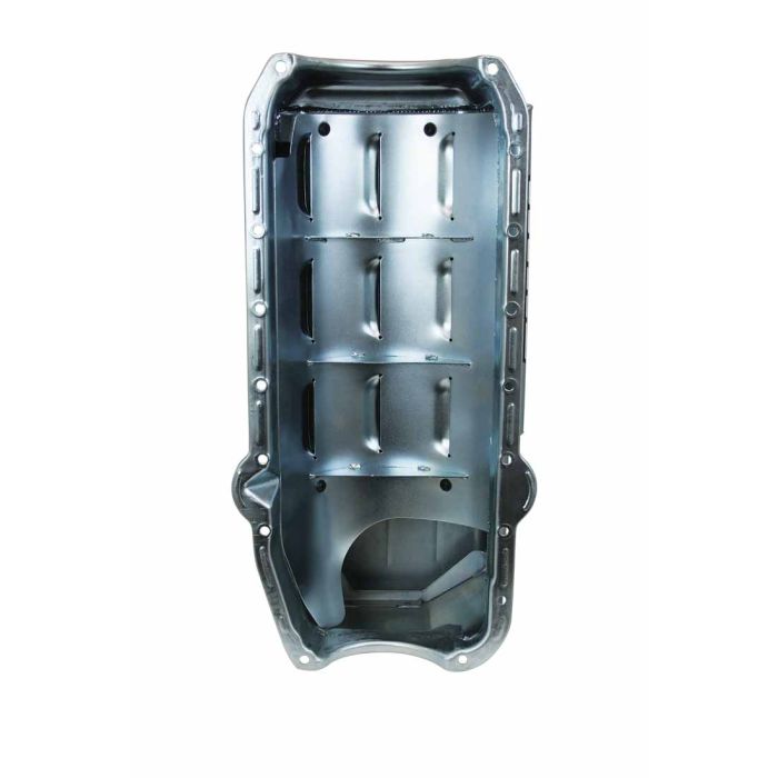 Moroso Pre-80 Chevrolet SBC/Dart Little M Power Pouch Wet Sump 7qt 8.25in Steel Oil Pan - Black - 0