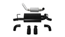 Corsa 2018-2024 Jeep Wrangler JL 2.5in Dual Rear Exit Black Tips Touring Axle-Back Exhaust-1