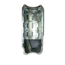 Moroso Chevrolet Big Block Mark IV Drag Race Baffled Power Pouch Wet Sump 7qt 8in Steel Oil Pan - 0