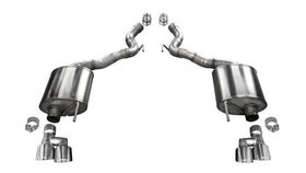Corsa 2018-2023 Ford Mustang GT Convertible Sport Axle-Back Exhaust w/ 4in Tips