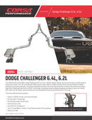 CORSA PERFORMANCE ACTIVE VALVE CAT-BACK EXHAUST: 2015–2020 DODGE CHALLENGER HELLCAT-4