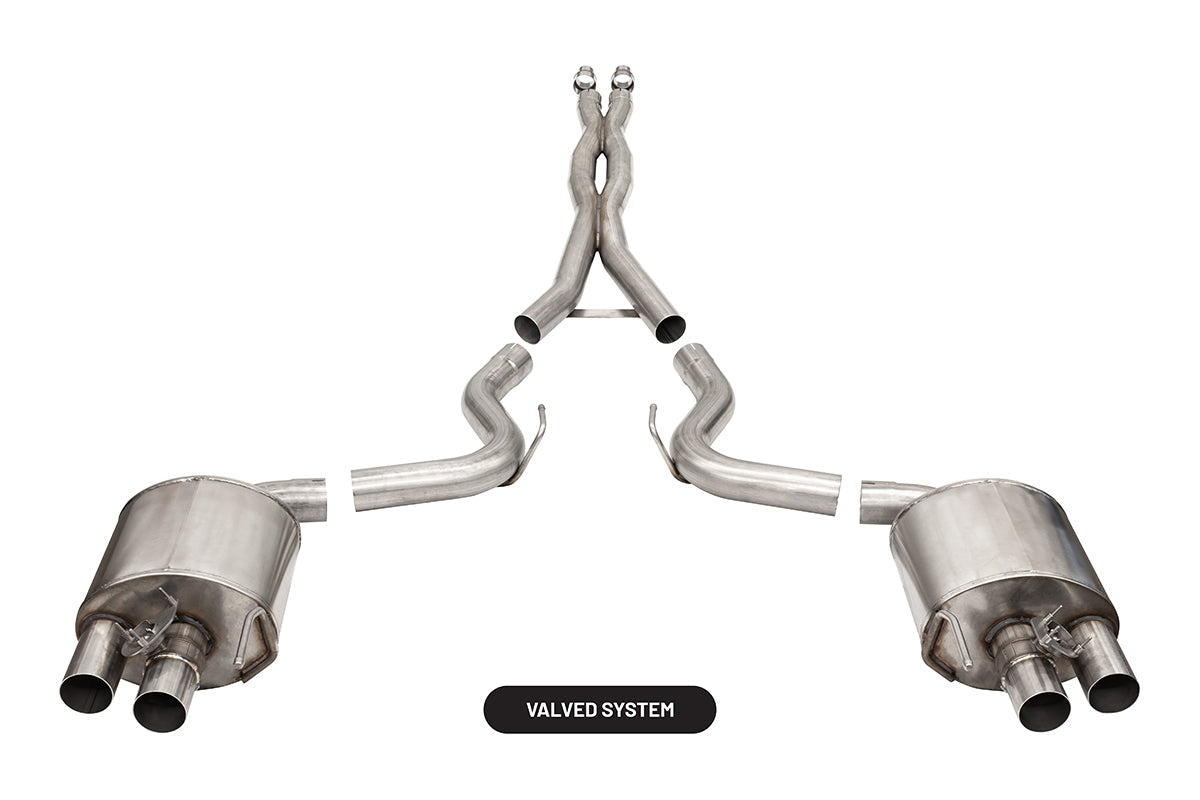XTREME SOUND LEVEL (21096) 3.0 IN ACTIVE CAT-BACK 2015-2020 FORD MUSTANG GT350