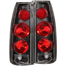 ANZO 1999-2000 Cadillac Escalade Taillights Black 3D Style-1
