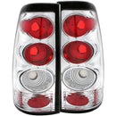 ANZO 1999-2002 Chevrolet Silverado 1500 Taillights Chrome-1