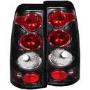 ANZO 1999-2002 Chevrolet Silverado 1500 Taillights Black-1