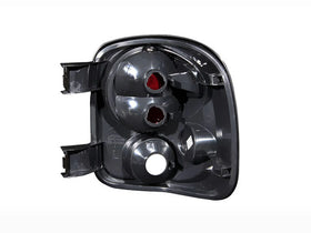 ANZO 1999-2004 Chevrolet Silverado Taillights Black - 0