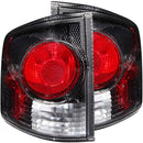 ANZO 1995-2005 Chevrolet S-10 Taillights Carbon 3D Style-1
