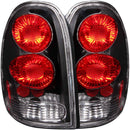 ANZO 1996-2000 Chrysler Voyager Taillights Black-1