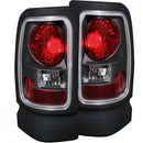 ANZO 1994-2001 Dodge Ram Taillights Black-1