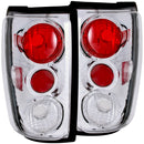 ANZO 1997-2002 Ford Expedition Taillights Chrome-1