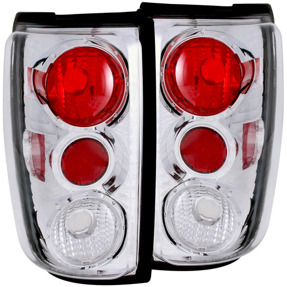 ANZO 1997-2002 Ford Expedition Taillights Chrome