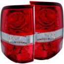 ANZO 2004-2008 Ford F-150 Taillights Red/Clear - LED Style-1