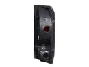 ANZO 1989-1996 Ford F-150 Taillights Black-2
