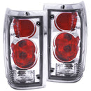 ANZO 1986-1993 Mazda B2000 Taillights Chrome-1
