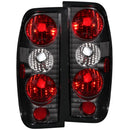 ANZO 1998-2004 Nissan Frontier Taillights Black-1