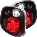 ANZO 2001-2003 Ford F-150 Taillights Black-1