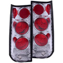 ANZO 1996-2002 Gmc Savana Taillights Chrome-1