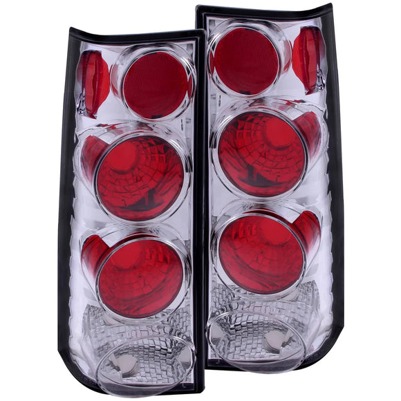 ANZO 1996-2002 Gmc Savana Taillights Chrome