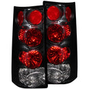 ANZO 1996-2002 Gmc Savana Taillights Black-1