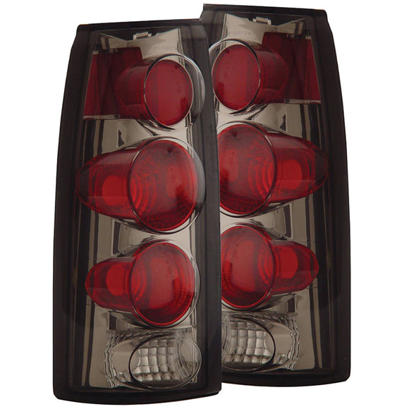 ANZO 1999-2000 Cadillac Escalade Taillights Smoke 3D Style