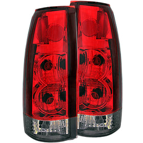 ANZO 1999-2000 Cadillac Escalade Taillights Red/Smoke G2
