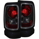 ANZO 1994-2001 Dodge Ram Taillights Dark Smoke-1