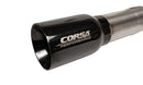 Corsa 07-18 Jeep Wrangler JKU 3.6L/3.8L 2.75in Sport Cat-Back Exhaust w/ 4in American Flag BlacTips-4